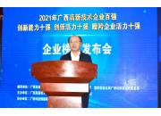 博世科入选2021年“广西高新技术企业百强”、“广西创新活力十强”